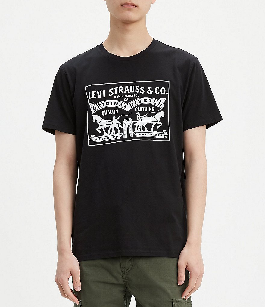Herenhuis Gebruikelijk Versnel Levi's® 2-Horse Graphic Short-Sleeve T-Shirt | Dillard's