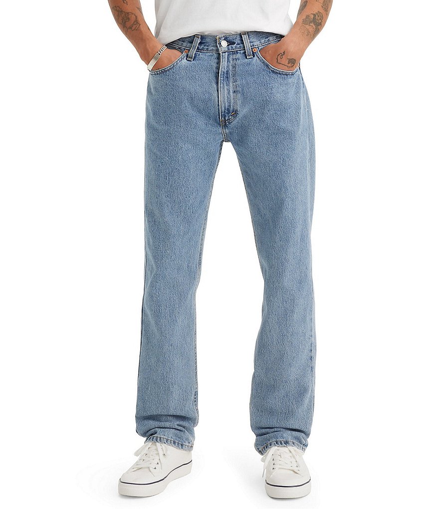 Levi's® 505 Regular Fit Rigid Jeans | Dillard's