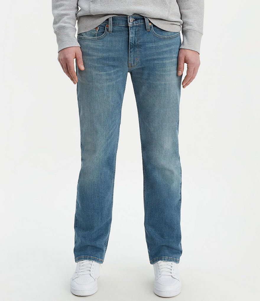 Straight Fit Levi's Flex Stretch Jeans 
