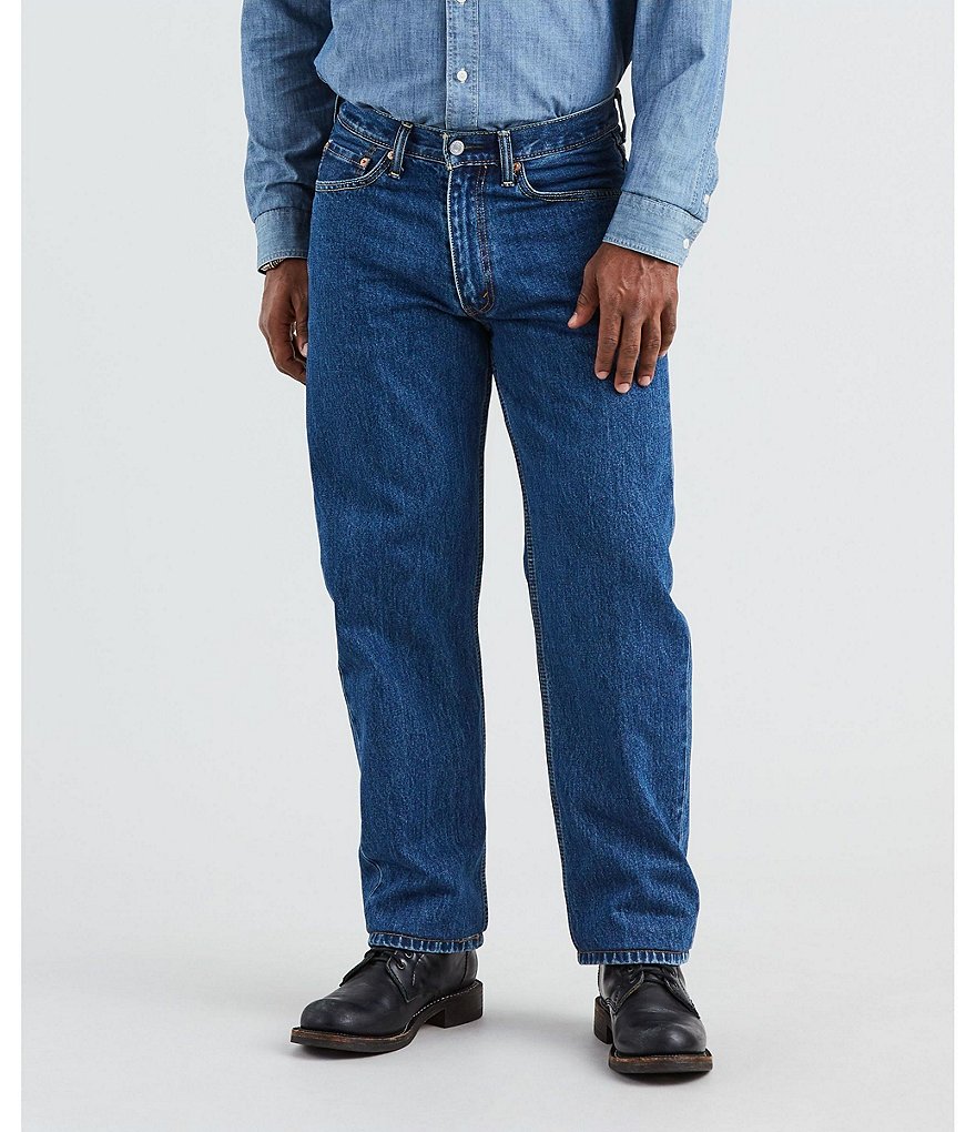 black levi's 550 relaxed fit jeans