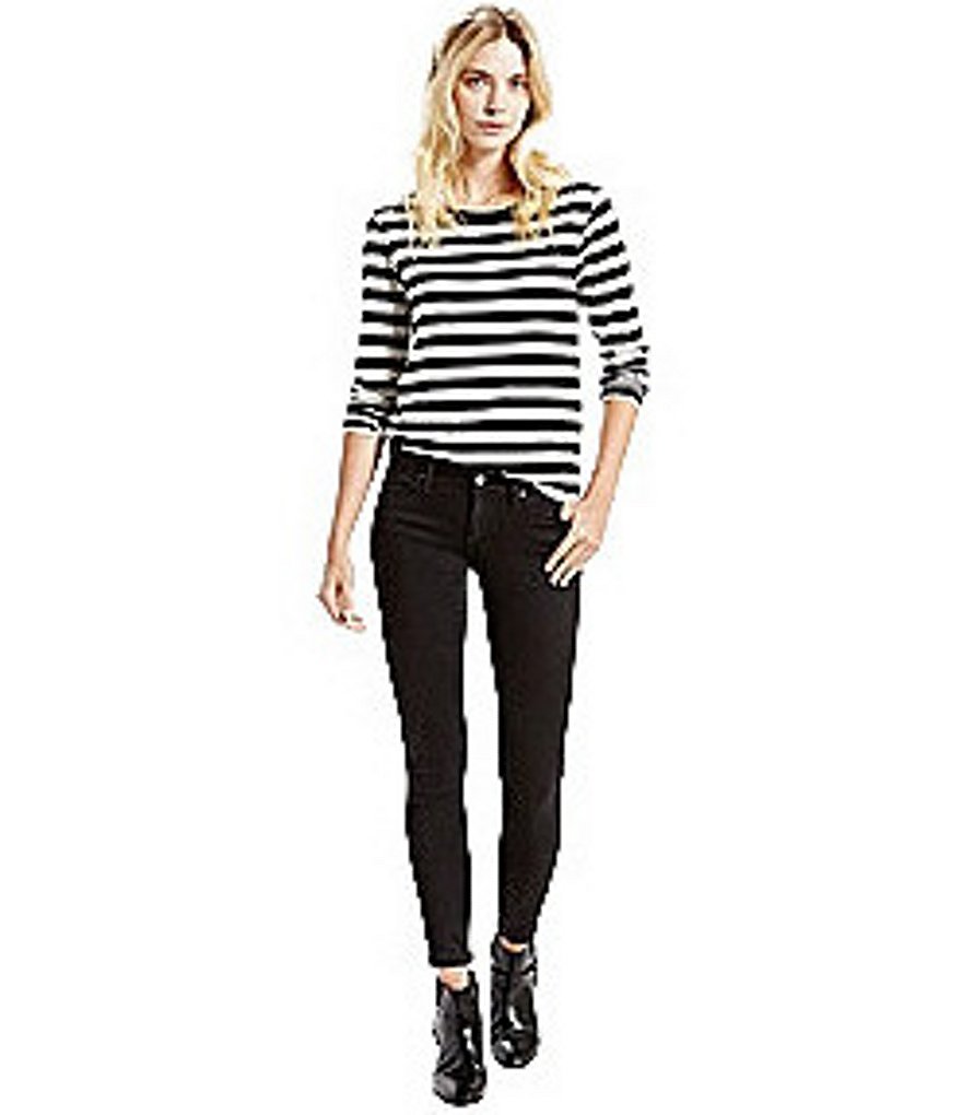 Levi's 711 Short - Jean Slim Skinny Taille 27x28, Délavé, Milieu De Taille, Neuf Sans étiquettes