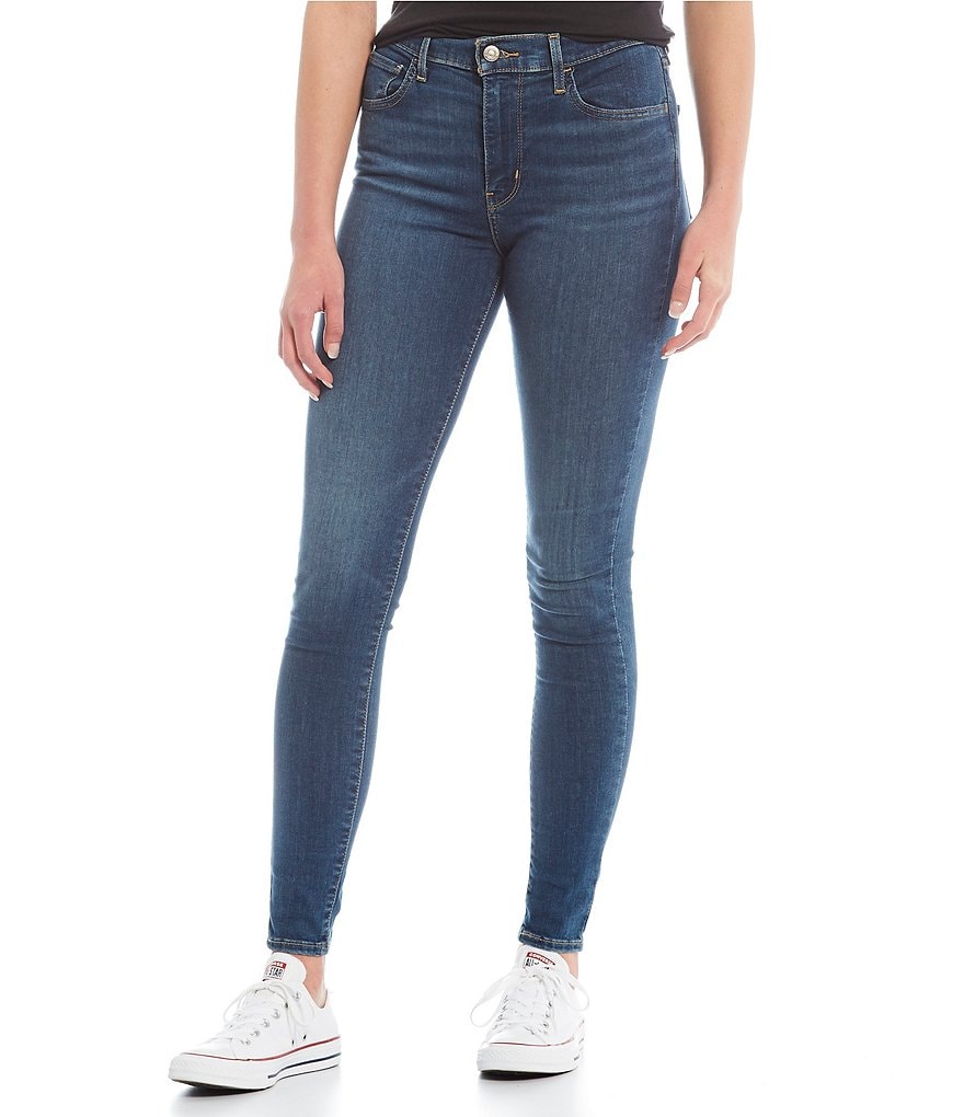 Levi's Jeans feminino 720 de cintura alta super skinny (padrão e Plus),  Quebec Desenhado, 44 Regular