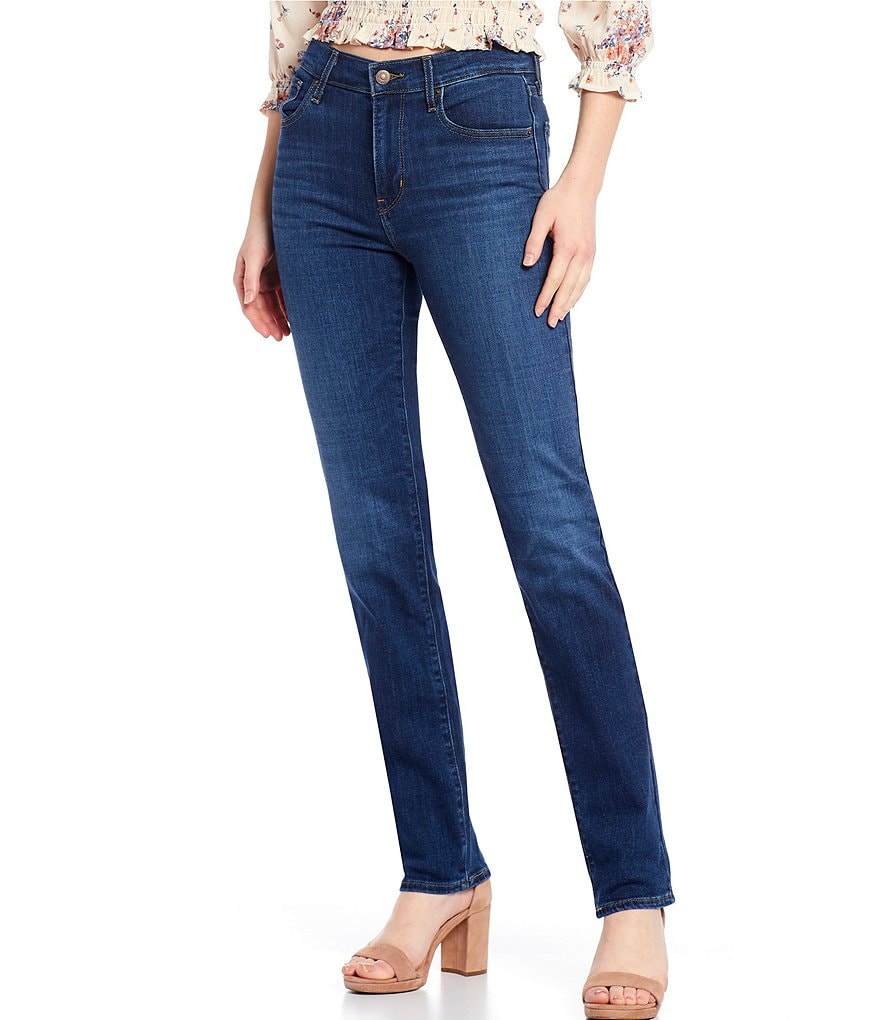 Levi's® 724 High Rise Straight Leg Jeans | Dillard's