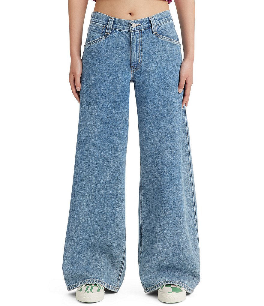 Levi's® 94 Mid Rise Wide Leg Baggy Jeans | Dillard's