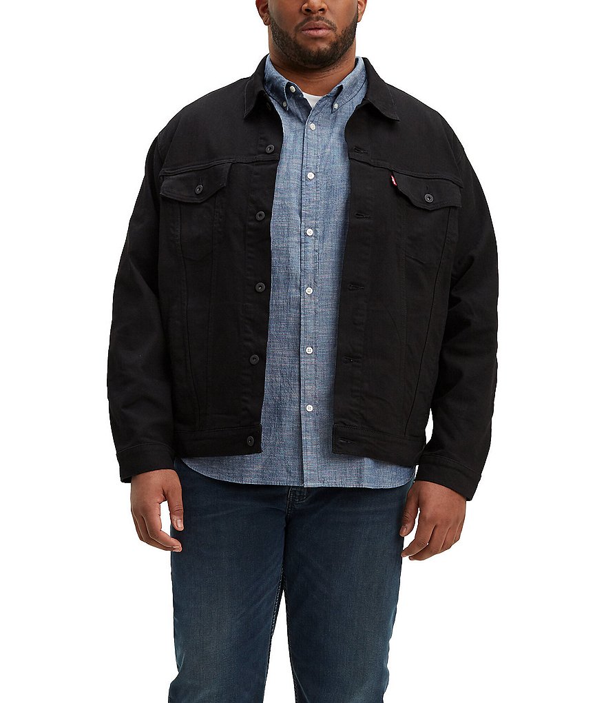 Big and tall hot sale levi trucker jacket