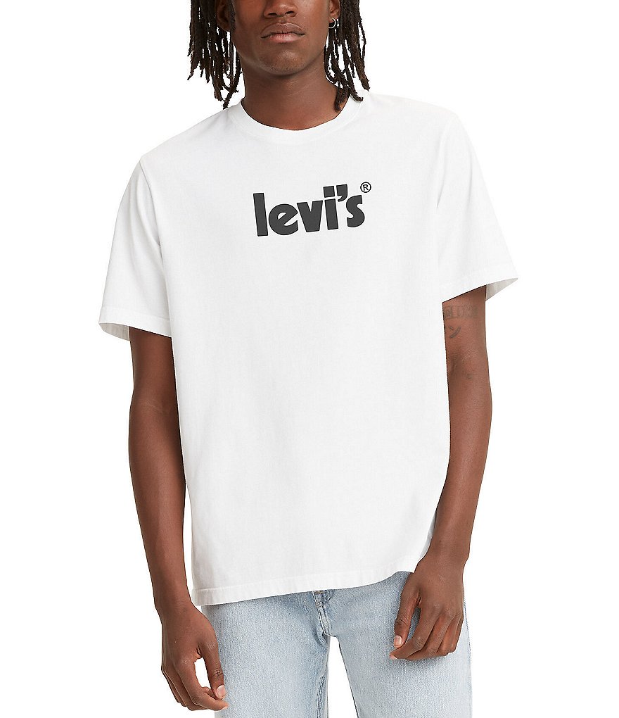 Levi's® Small Logo Short-Sleeve Relaxed Fit T-Shirt | Dillard's