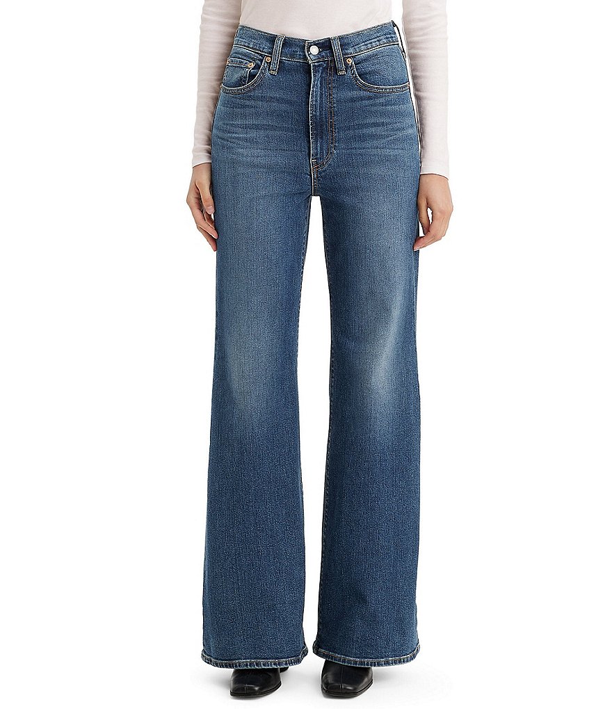 Dillards wide leg jeans hotsell