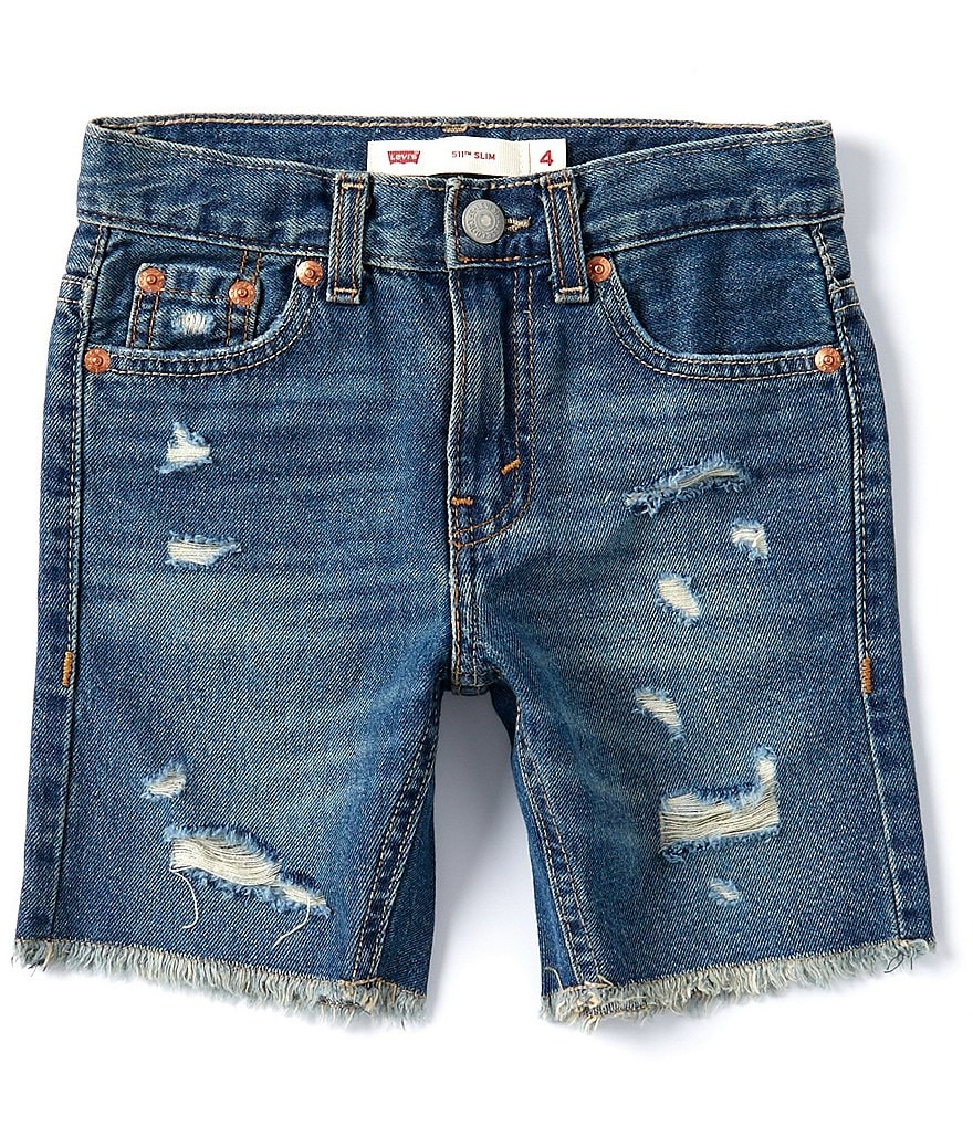 Levi's 511 Levi Ripped Denim Shorts VINTAGE MENS LEVIs 511 - Main Image