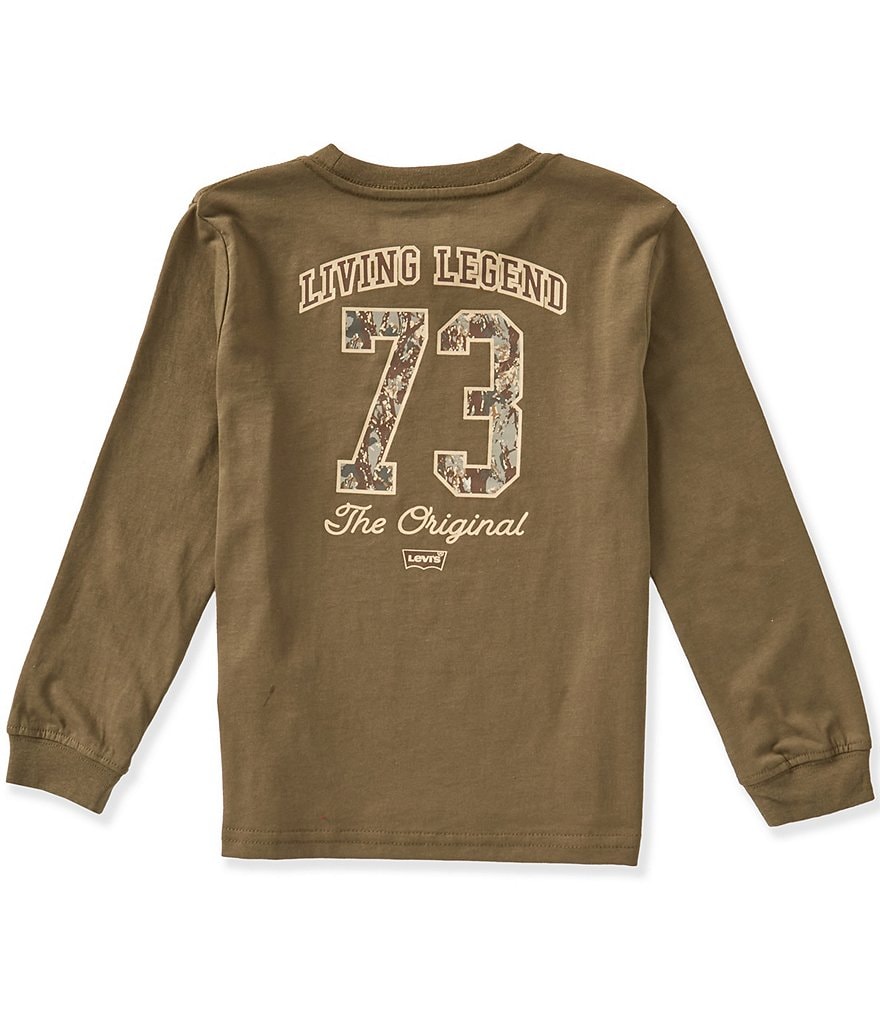Levi's® Little Boys Long Sleeve In The Woods Tee