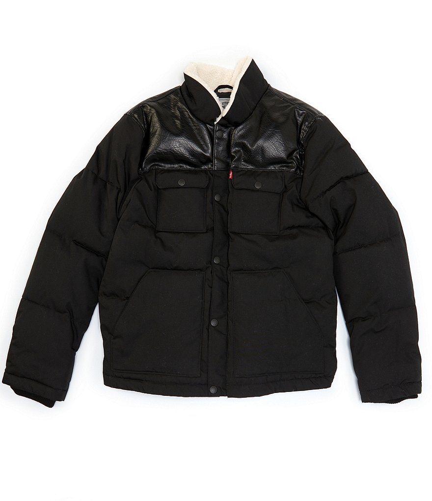 Levi's® Mixed-Media Quilted Woodsman Jacket | Dillard's