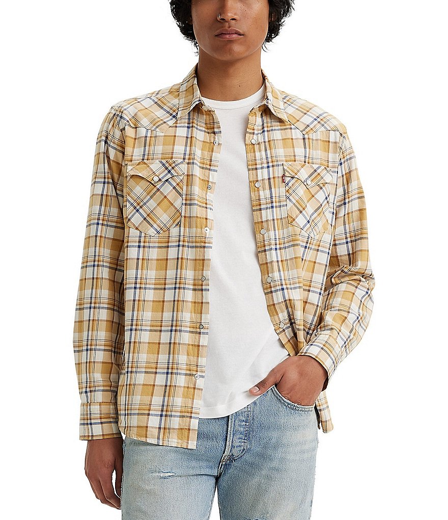 Levi mens flannel clearance shirts