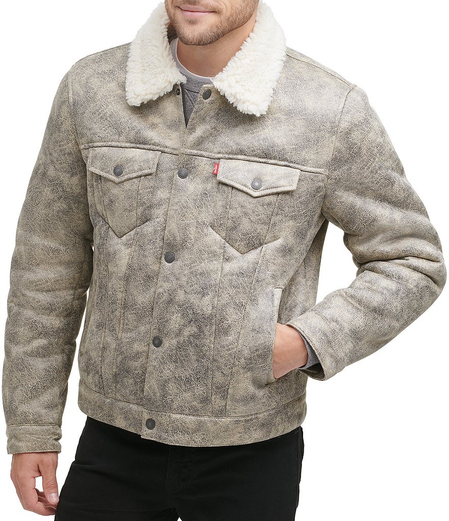 Levi's® Sherpa Zip Front Trucker Jacket | Dillard's
