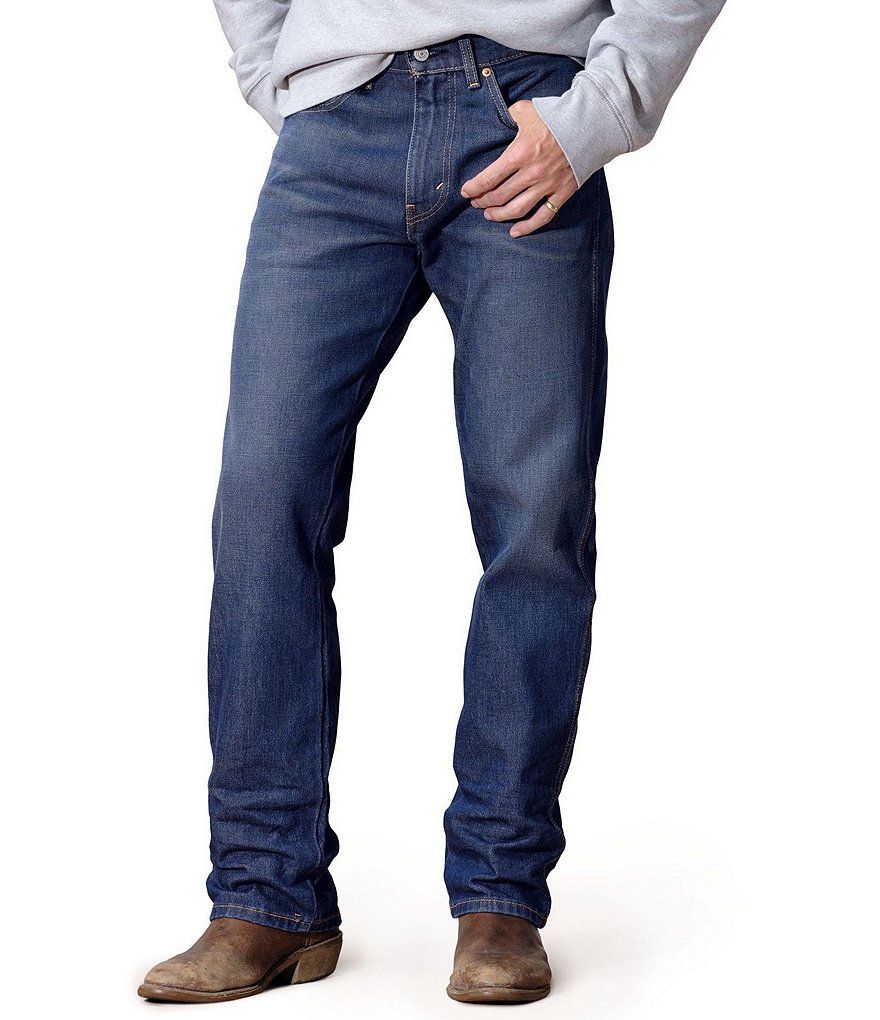 Western Straight Leg Stretch Jeans |