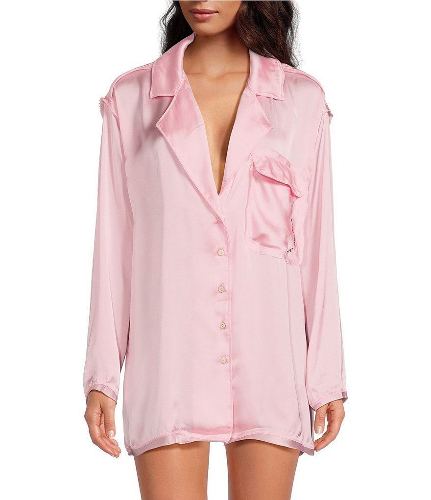 Like Honey Coordinating Satin Sleep Top Dillard s