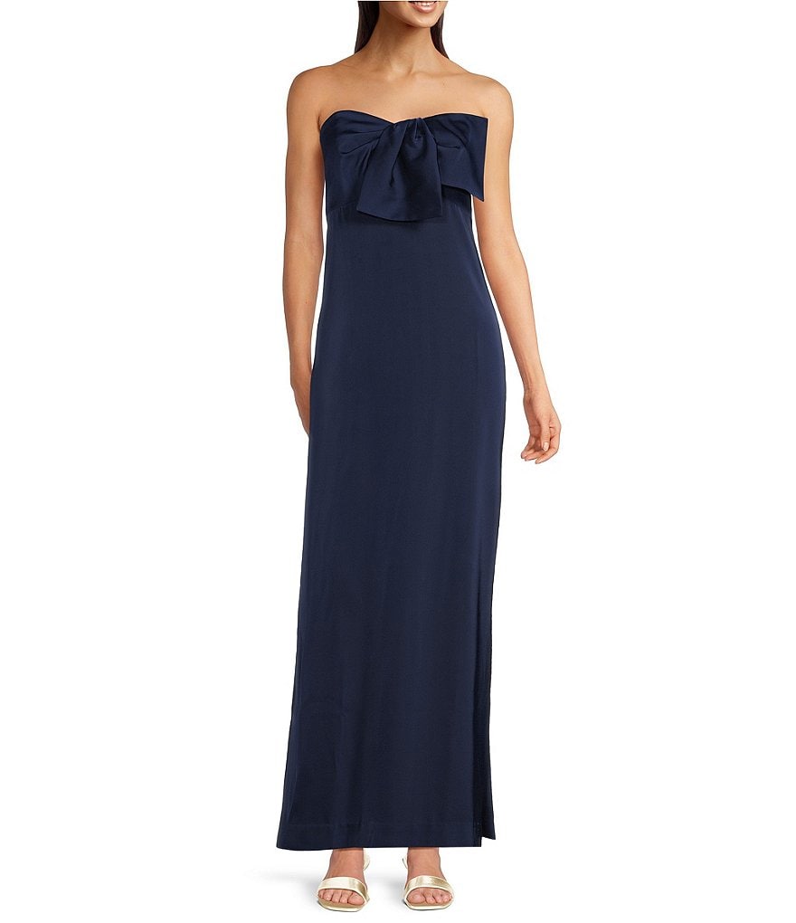 maxi dress belted waist L'AGENCE Rima Dress | Black | Size 6