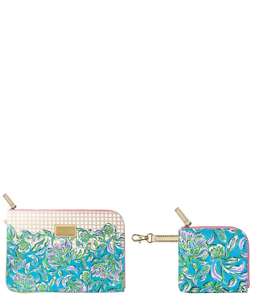 Lilly Pulitzer Chick Magnet Tech Pouch Set | Dillard's