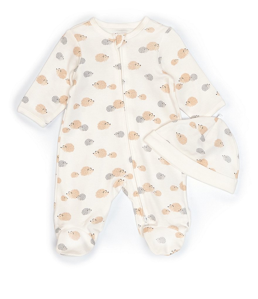 Little Me Baby Boys Newborn-9 Months Hedgehog Footed Coverall