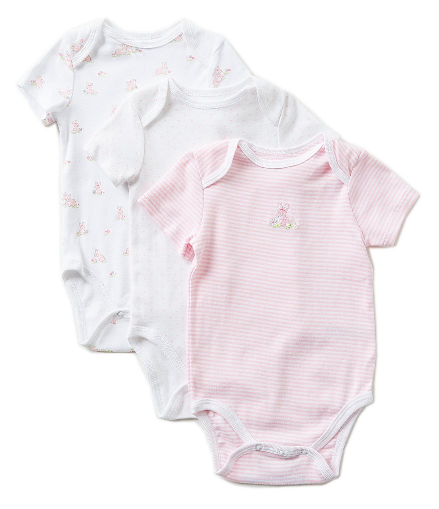 Little Me Baby Girls Preemies-9 Months Baby Bunnies Pieced Footed ...