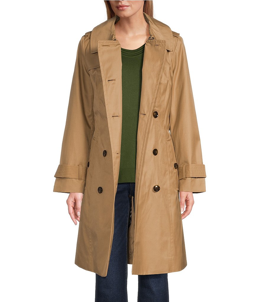 Dillards women's trench coats hotsell