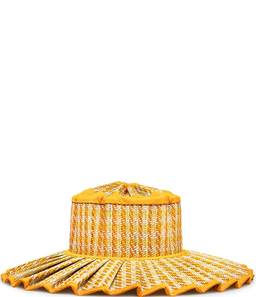 Lorna Murray Sundeck Capri Maxi Pleated Straw Sun Hat