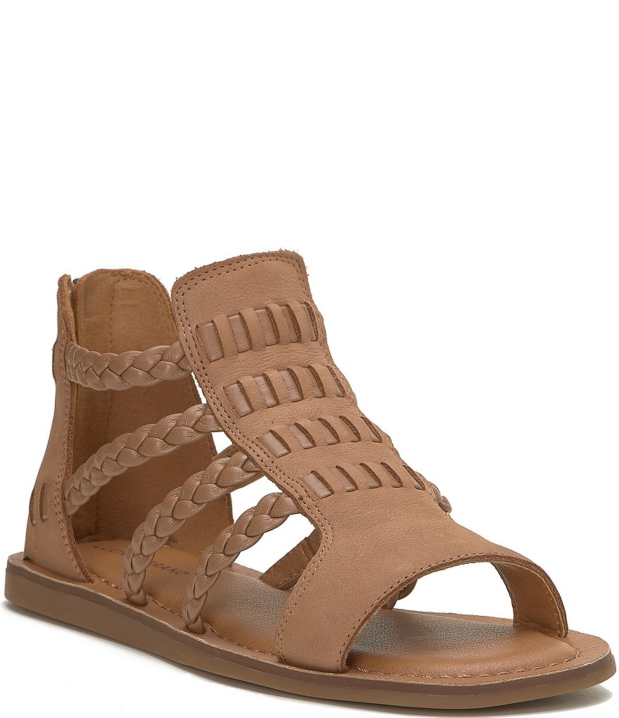 Lucky Brand Biretta Braided Caged Gladiator Flat Sandals Dillard s