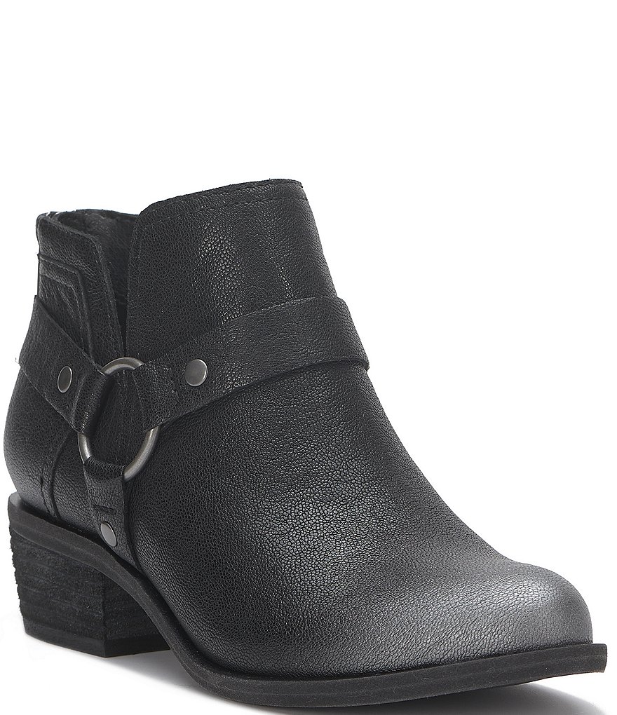 Lucky Brand 2024 Black Leather Lollin Booties 8M