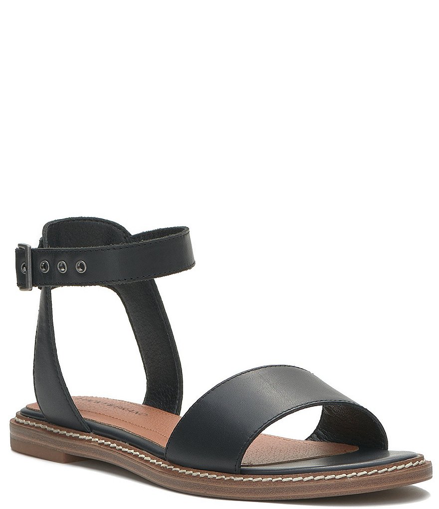 Lucky Brand Kimaya Leather Ankle Strap Sandals Dillard s