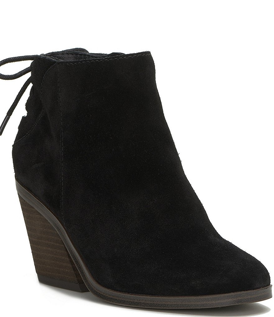 Lucky black suede on sale booties