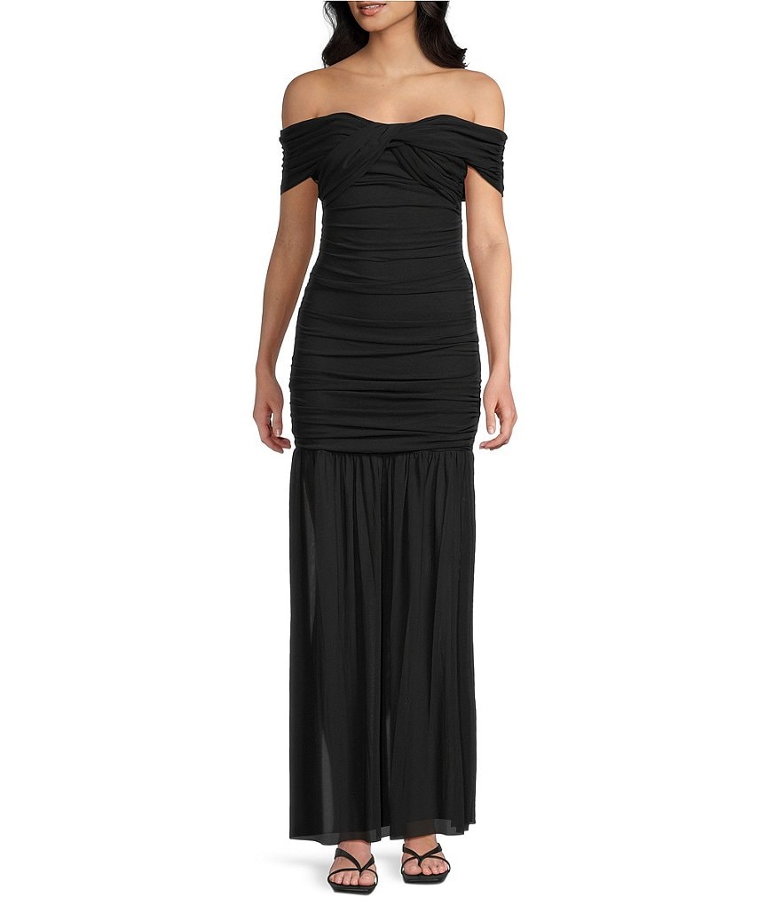 sachin and babi light blue dress AFRM Harlow Almond Kiss Drop Waist Maxi Dress main image 1