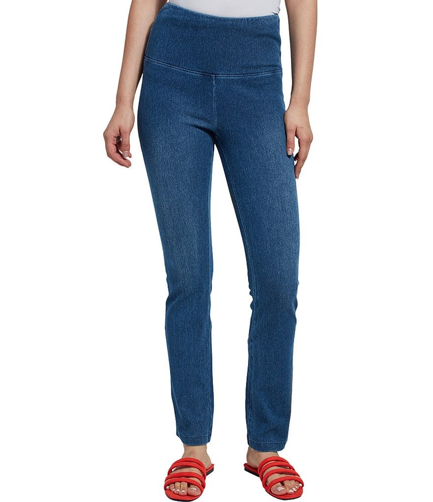 Lysse Denim Straight Leggings