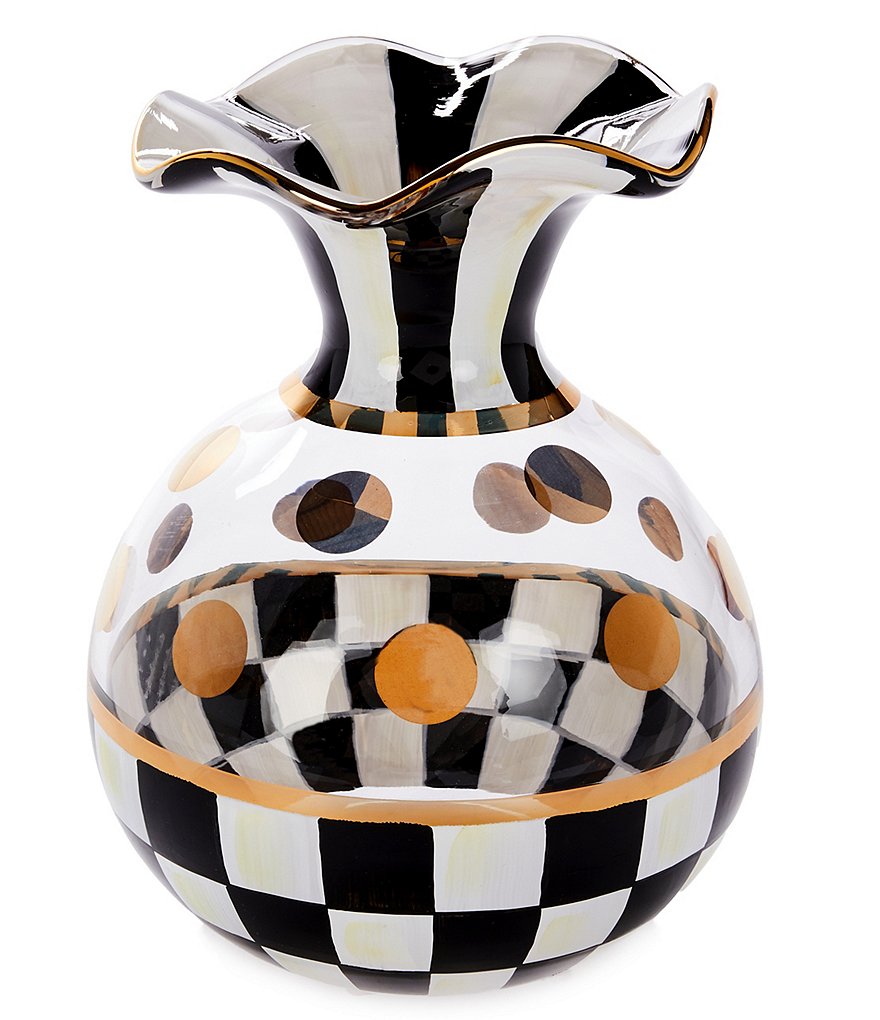 MacKenzie-Childs Tango Glass Vase