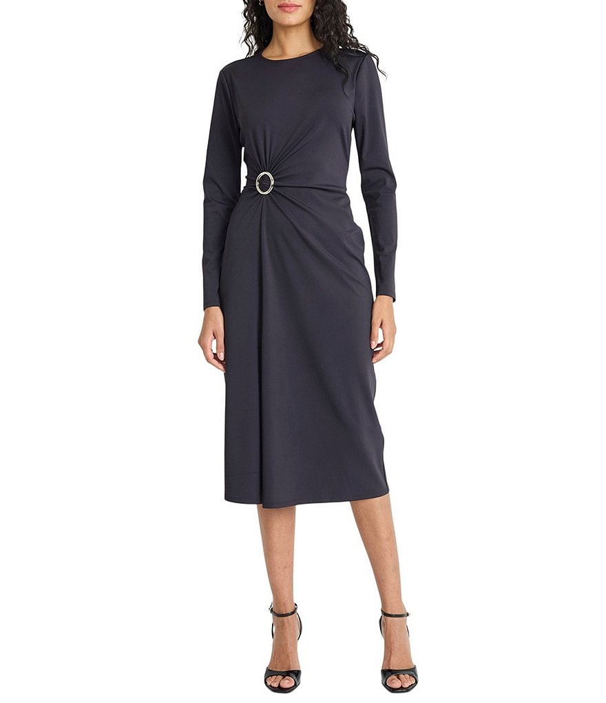 plus size long sleeve mini dresses Plus Size Party Off The Shoulder V Neck Ruched Sleeve Black PU Leather Bodycon Mini Dresses