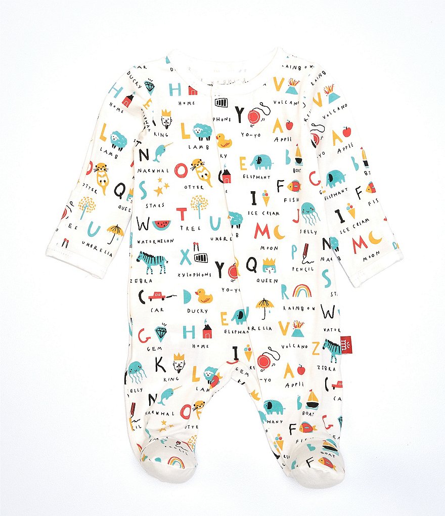 Magnetic Me Baby Preemie-9 Months Long-Sleeve ABC Love Footie Coverall ...