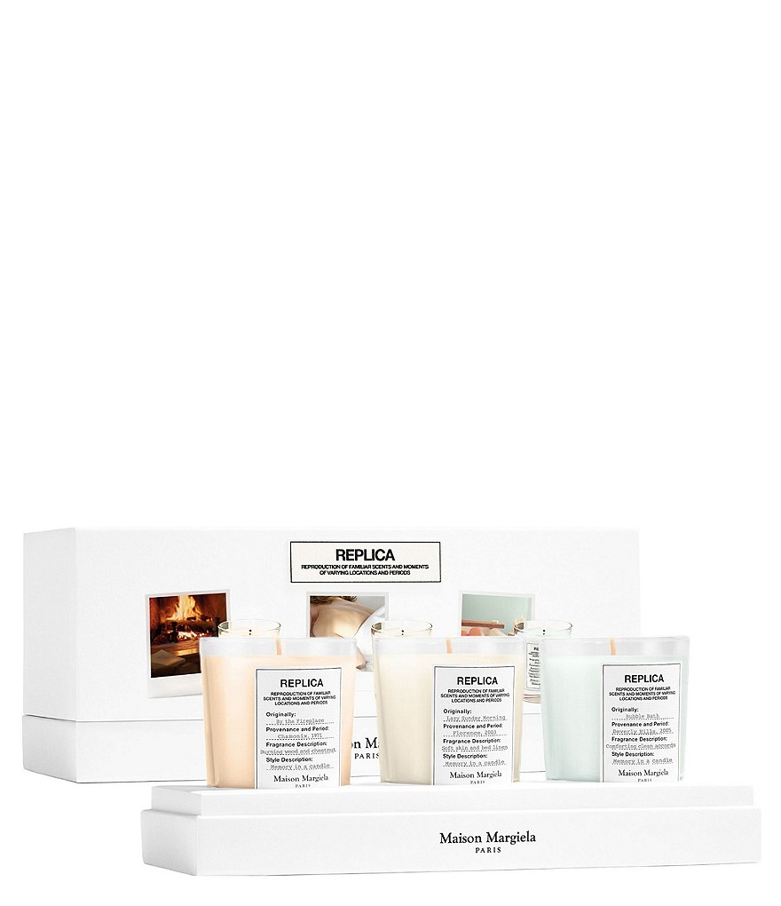 Maison margiela replica discount candle trio set