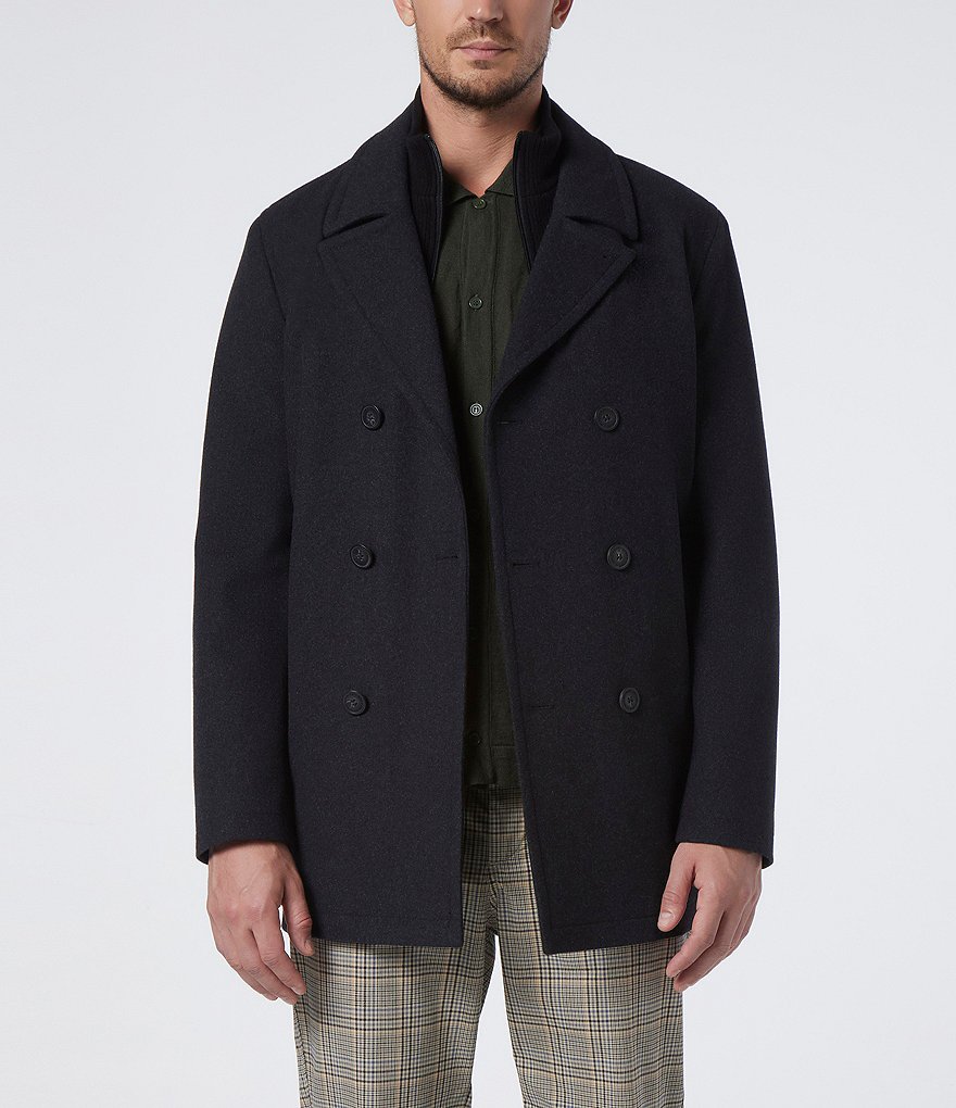 Marc New York by outlets Andrew Marc - Gray Wool Pea Coat