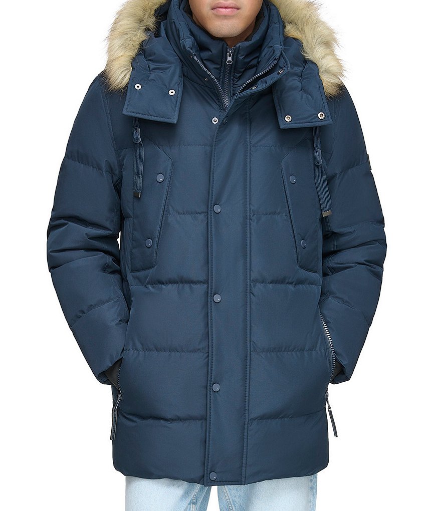 Mens Marc new york winter parka down 2024 filled