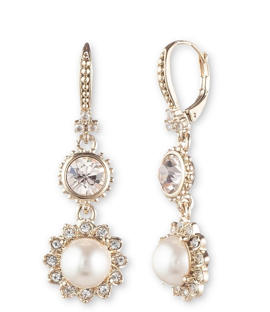 Marchesa Pearl Double Drop Earrings | Dillard's