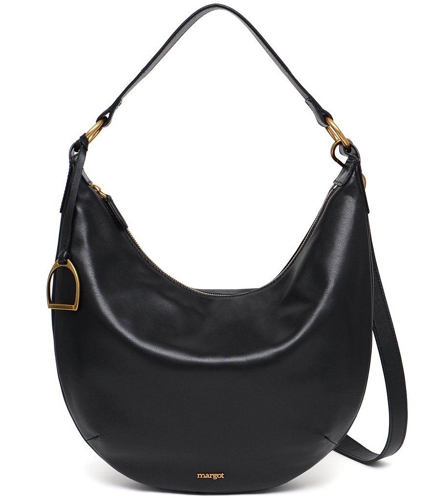 Margot Savannah Leather Hobo Crossbody Bag | Dillard's