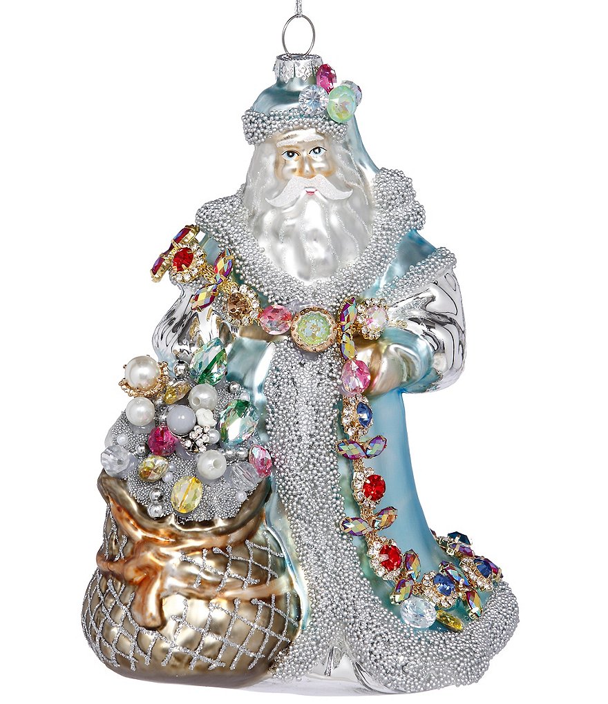 Mark Roberts Holiday Collection Night Before Christmas Santa Glass ...