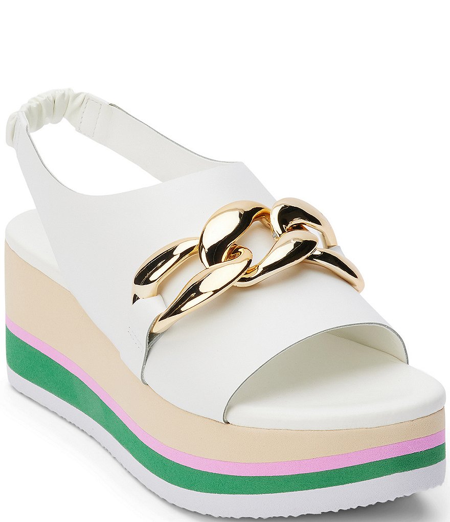 Matisse Natalia Leather Slingback Platform Sandals | Dillard's