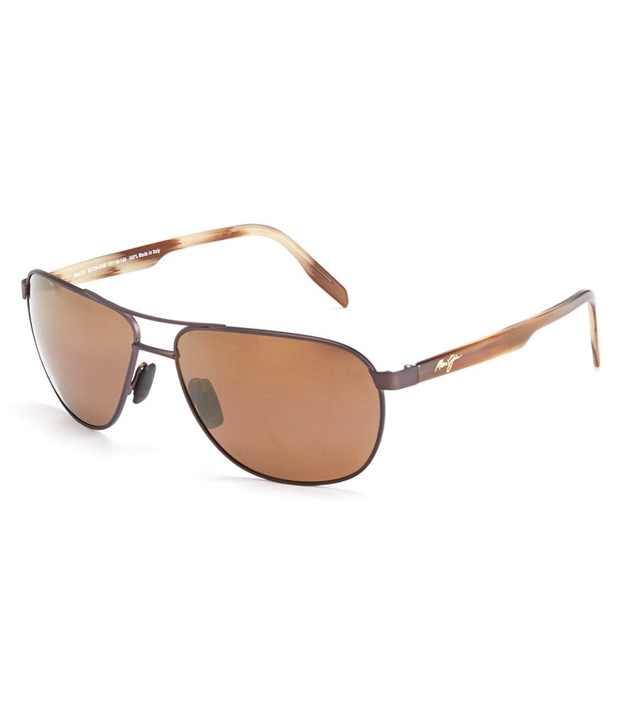 Maui Jim Castles PolarizedPlus2® Aviator 61mm Sunglasses | Dillard's