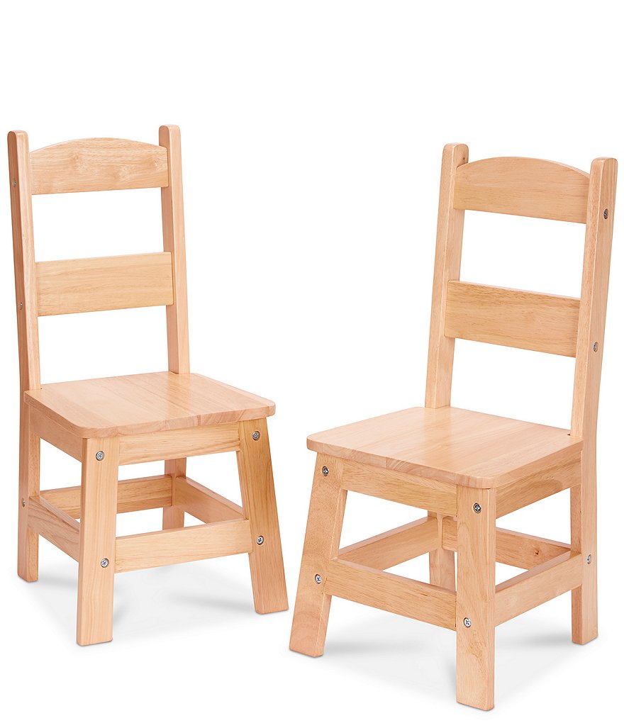 Melissa Doug Kids 2 Child Size Hardwood Chairs Dillards