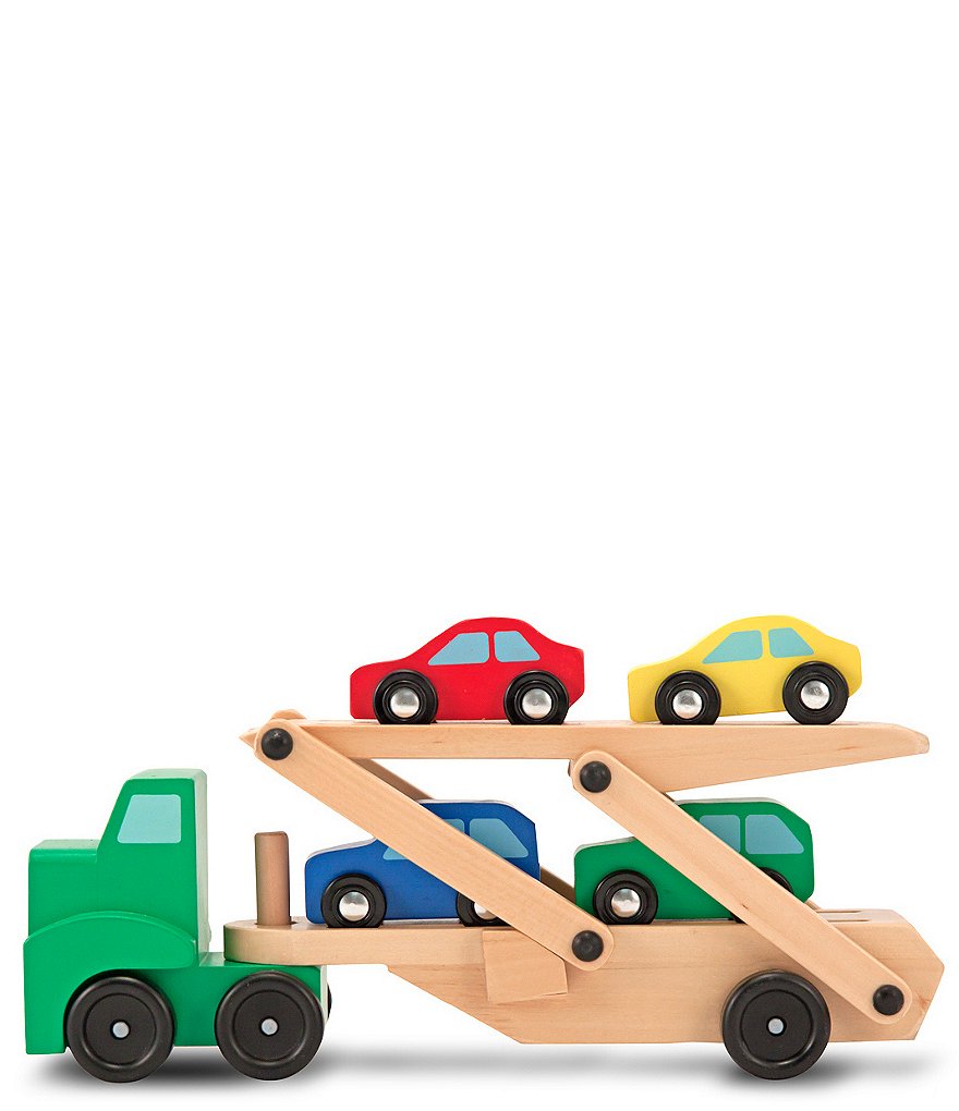 Melissa & Doug Wooden Car Carrier Set | Dillard's