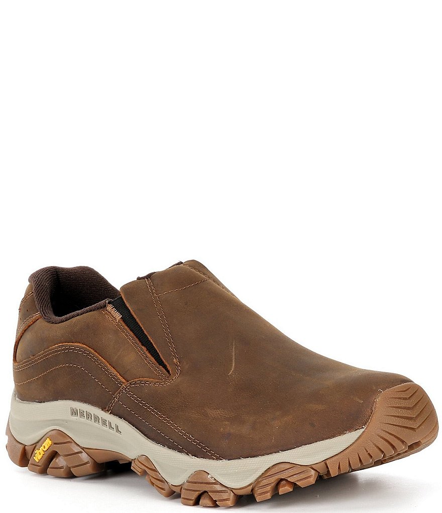 Merrell Men's Moab Adventure Waterproof Leather Moc Slip On