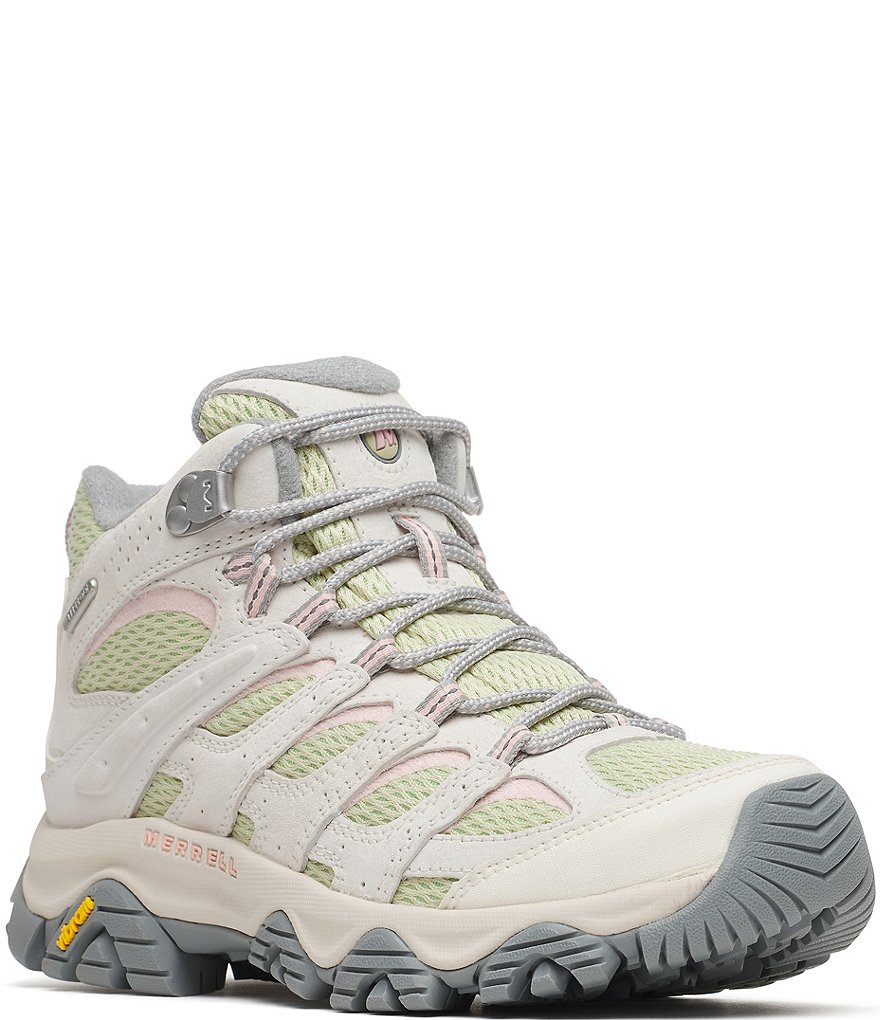 Merrell Women's Moab 3 Mid Waterproof Hiking Boots, Womens, 7, Alloy