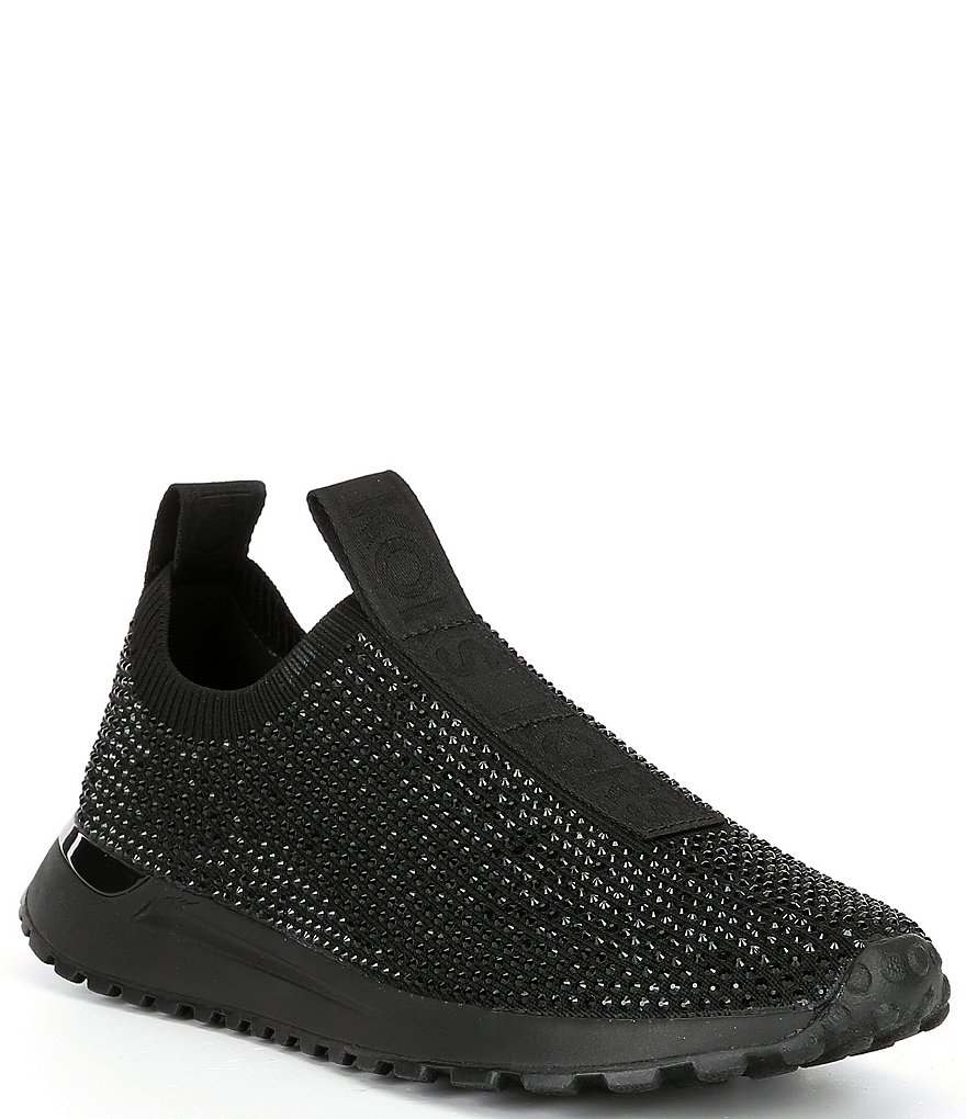 Stretch knit slip on sneakers deals