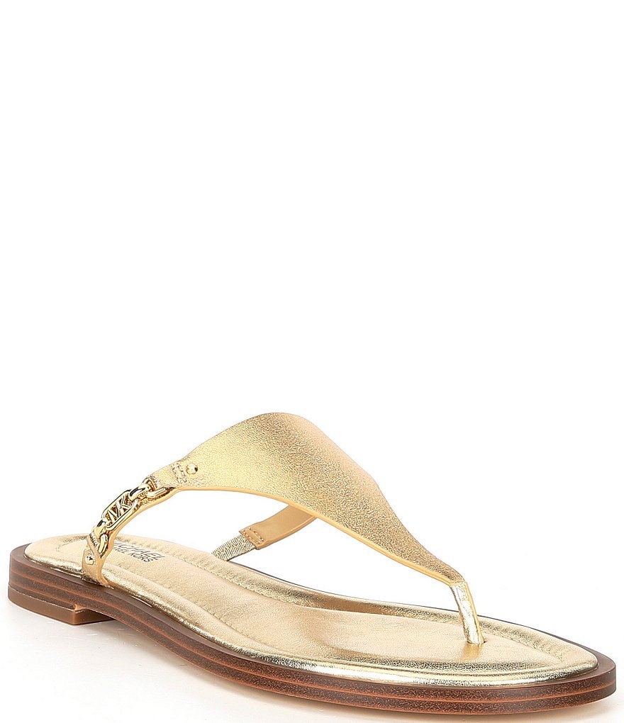 Michael Kors MK18017 Gold - Fast delivery | Spartoo Europe ! - Shoes Sandals  Women 572,00 €