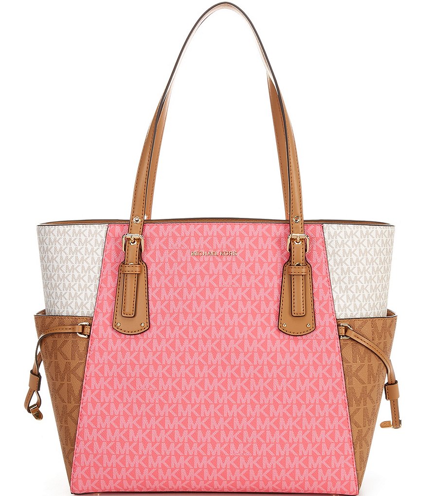 Michael michael kors tricolor sales signature east west crossbody