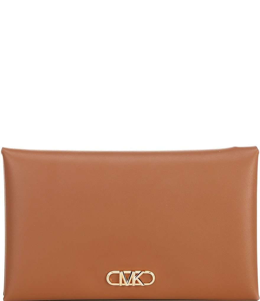 MICHAEL Michael Kors Large Crossgrain Leather Slim Wallet in Grecian Blue :  : Bags, Wallets and Luggage