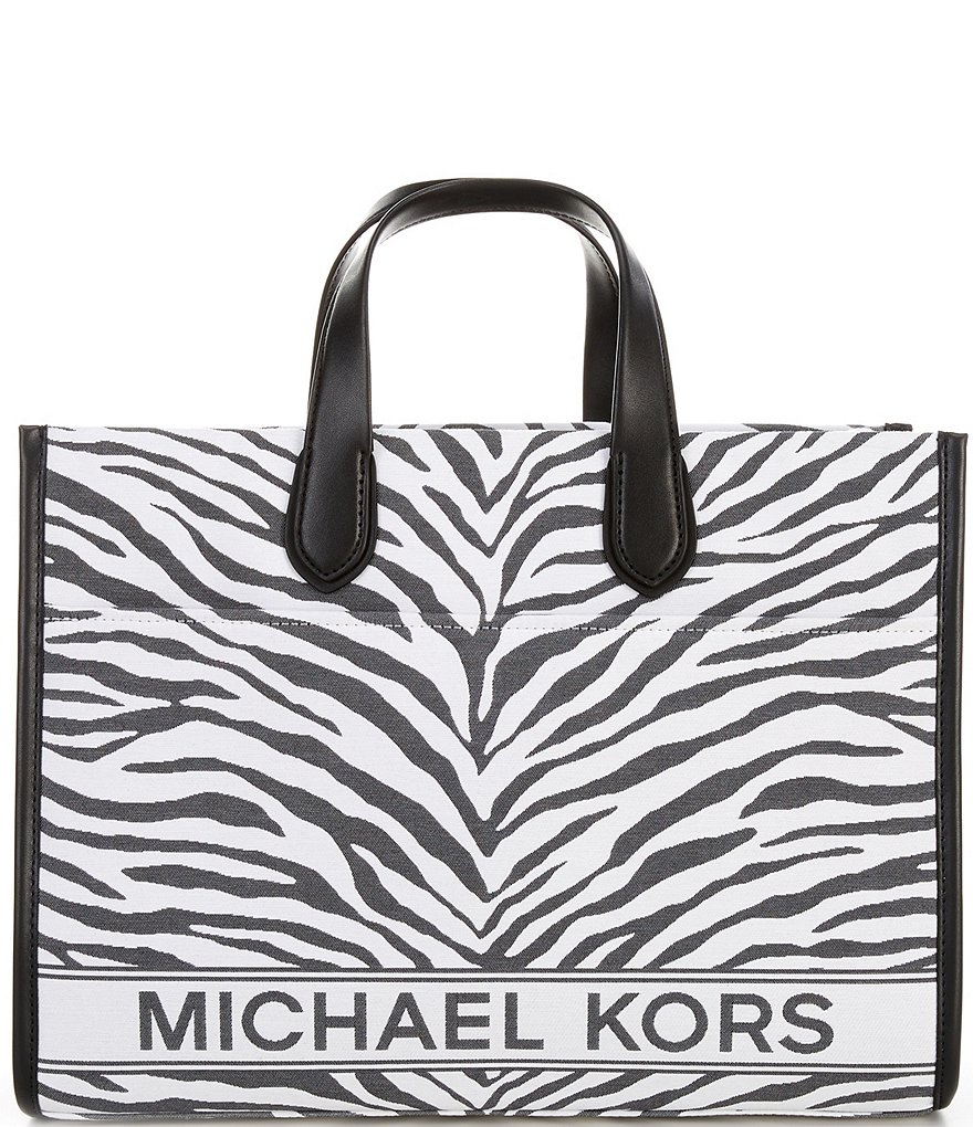 NWT Michael kors Carter store Large Zebra print tote